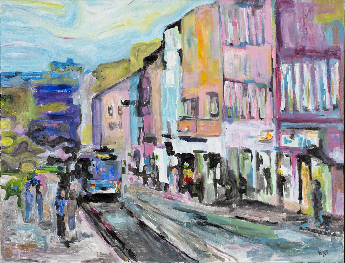 Vegskillet – Fargerik kunst